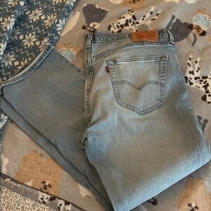 Levi's Lt Blue Denim jeans 501 buttonfly 36x29